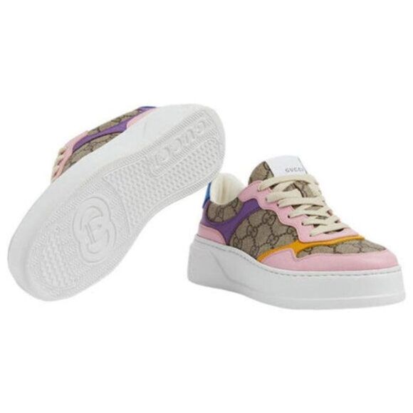Brand new women’s Gucci Multicolor Platform Sneakers size 10.5 and 11 - Picture 4 of 17